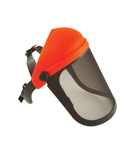 Visiera Rete Metallo Fast Pro H.Cm 30 + Reggicapo + Coprifronte