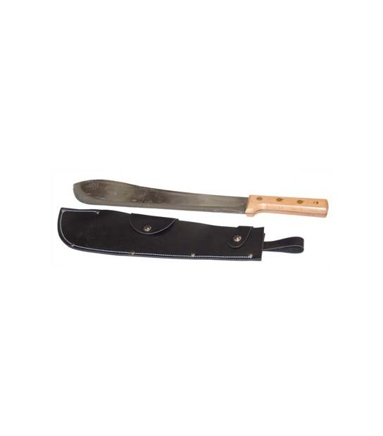 Leonelli Roncola Machete 317 Leonelli Acciaio Forgiato/Legno Cm 50 + Custodia