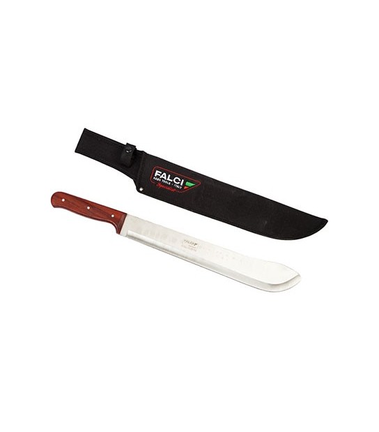 Falci Roncola Machete Falci Acciaio Laminato/Legno Cm 50 + Custodia