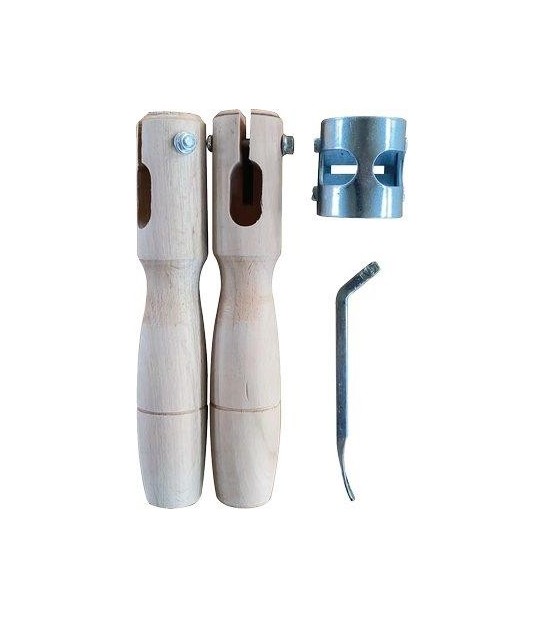 Stars Manetta Legno X Pertica Con Anello E Chiave Cf:2Pz