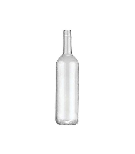 Bottiglia Bordolese Ts Vetro Trasparente Lt 0,75