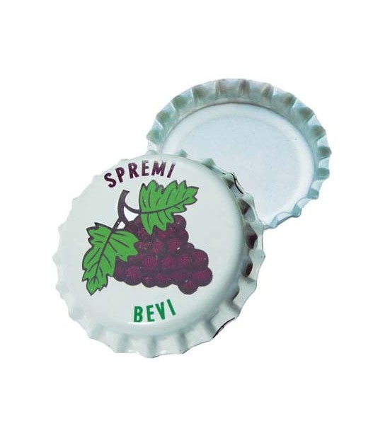 Tappo Corona Smaltato Vino Mm 26 Cf:80Xpz 100