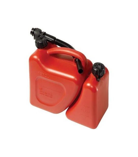 Tanica Carburante Doppio Uso Pp Rosso Lt 5+2
