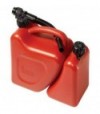 Tanica Carburante Doppio Uso Pp Rosso Lt 5+2