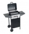 Ompagrill Barbecue Gas Double Cooking System 2 Ompagrill Fuochi 2 Cm 98X43 H.Cm 100 + Roccia Lavica