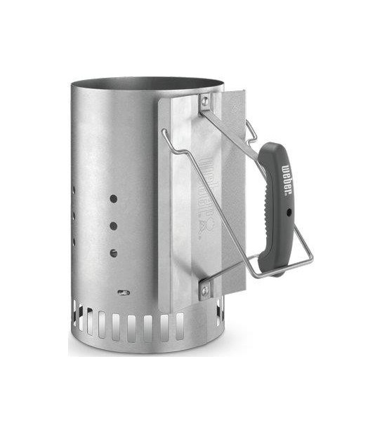 Weber Ciminiera Accendi Carbonella Weber Acciaio Cm 20,6 H.Cm 31,8
