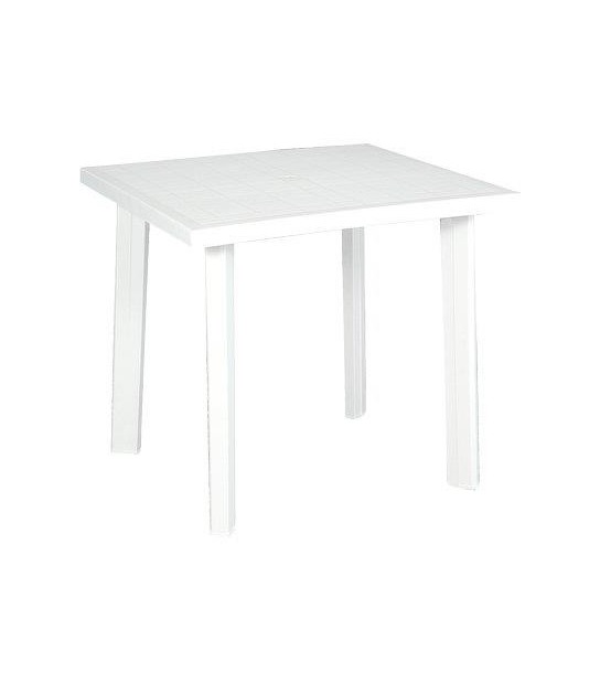 Progarden Tavolo Fiocco Progarden Pp Bianco Cm 80X75 H.Cm 72