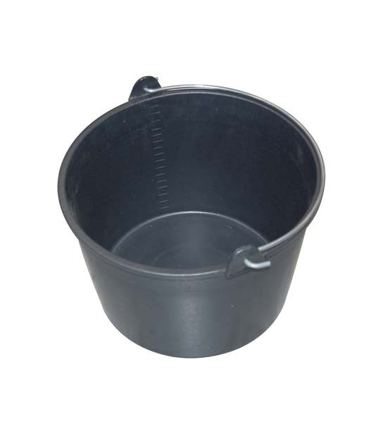 Stefanplast Secchio Agricolo Vendemmia Stefanplast Ppl/Acciaio Nero Lt 20