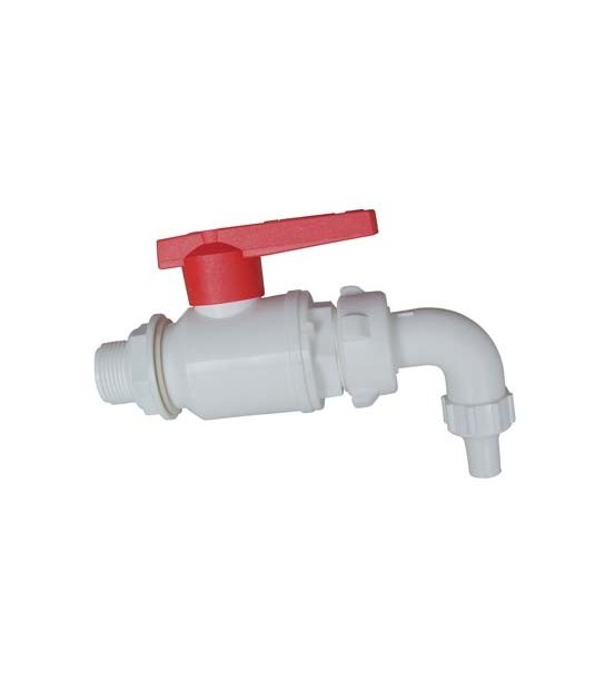 Rubinetto A Sfera Pp + Beccuccio Pp Mm 20X1/2M