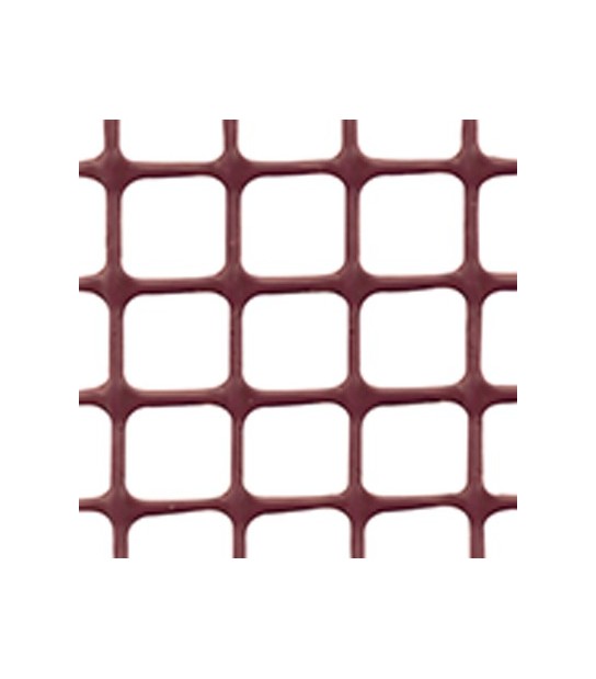 Tenax Rete Plastica Balcone Quadra Tenax Hdpe Marrone Mm 10X10 H.Cm 100 Ml 50