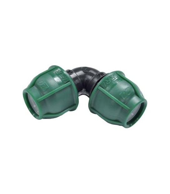 Gomito A Compressione Pn10 Mm 25X25