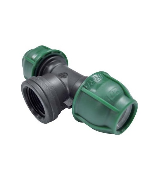 Tee A Compressione Filetto Femmina Pn10 Mm 32X3/4F