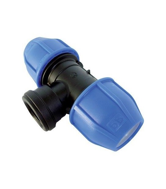 Tee A Compressione Filetto Femmina Pn16 Mm 40X1"F