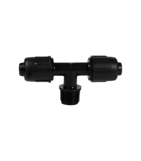 Tee A Compressione Filetto Maschio Pn4 Mm 16X1/2M