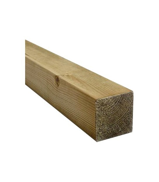 Domus Palo Quadro Legno Euro Pino Impregnato Cm 9X9 H.Cm 300