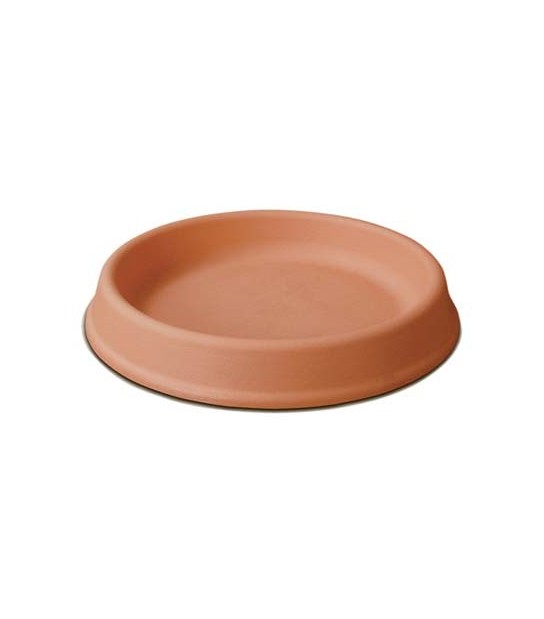 Di Martino Sottovaso Tondo Pottery Collection Gdm Resina Terracotta Cm 50,5 H.Cm 5,8 X Vaso Cm 60