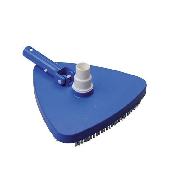 Domus Spazzola Piscina Aspirante Triangolare Domus Attacco Mm 28 Tubo Mm 32/38