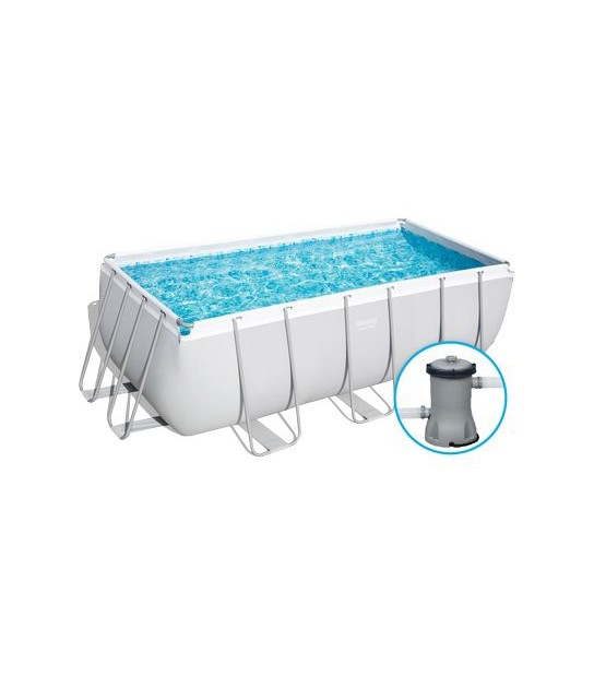 Bestway Piscina Power Steel 56456 Bestway Filtro Lt/H 2.006 Cm 412X201 H.Cm 122