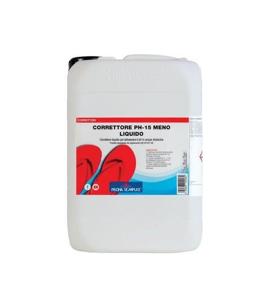 Lapi Regolatore Ph Meno 15% X Piscina Lapi Liquido Lt 10