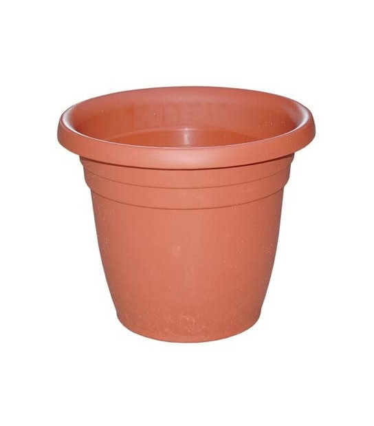Ics Vaso Tondo Thea Ics Pp Terracotta Cm 16 H.Cm 12