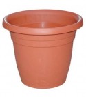 Ics Vaso Tondo Thea Ics Pp Terracotta Cm 20 H.Cm 15