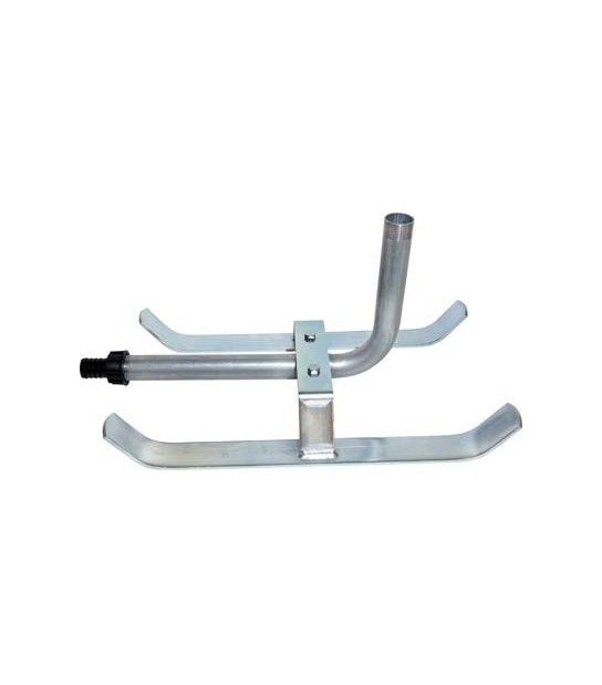 Base A Slitta Irrigatore Maxi Acciaio Zincato 1"M+Portagomma