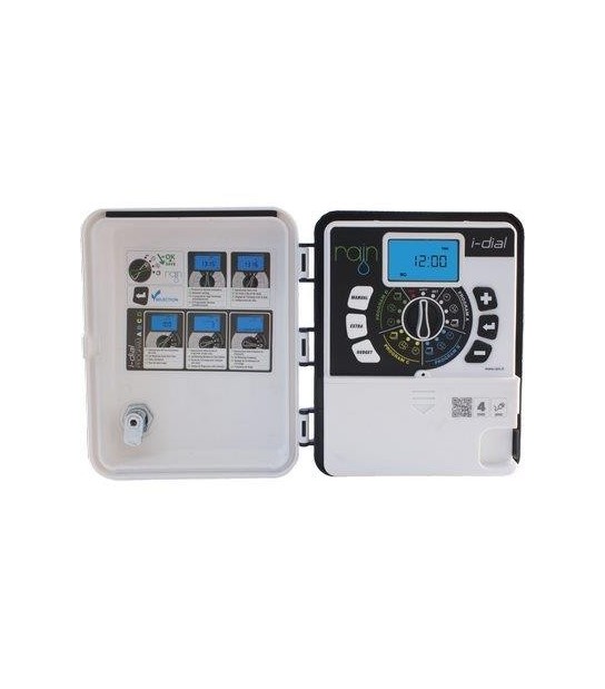 Rain Centralina Irrigazione I-Dial Esterno Rain Zone 4 Volt 220/24 Trasf Interno