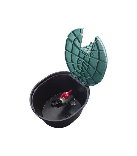 Pozzetto Irrigazione + Valvola Sfera Ad Interrare Mm 220X200 H.Mm 125 3/4