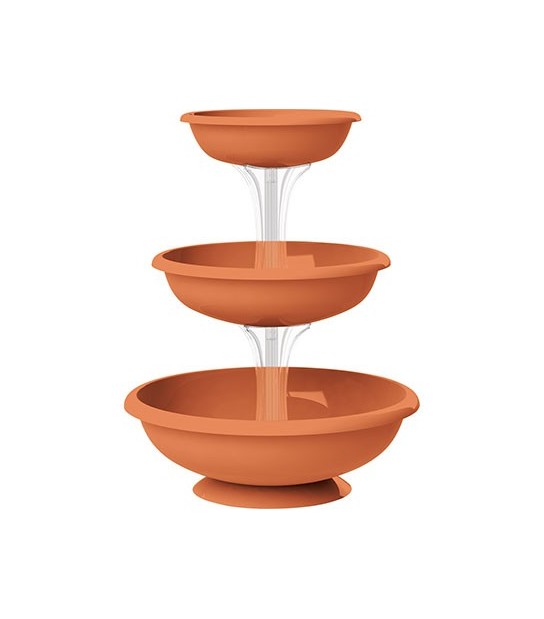 Bama Ciotole Tris Fontana Bama Pp Terracotta D.Cm 50 H.Cm 64