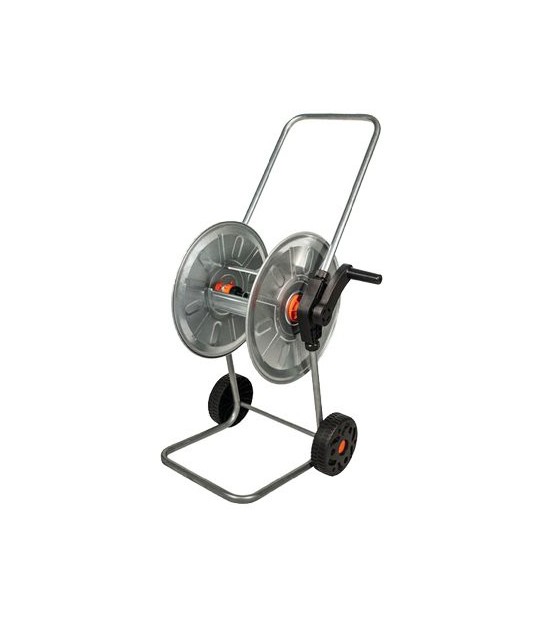 Agrati Avvolgitubo Irrigazione Carrellato Agrati Acciaio Zincato Ruote Plt X Tubo 1/2 Mt 50