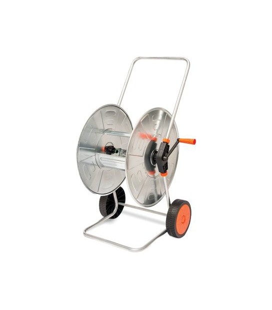 Agrati Avvolgitubo Irrigazione Carrellato Agrati Acciaio Zincato Ruote Plt X Tubo 1/2 Mt 110