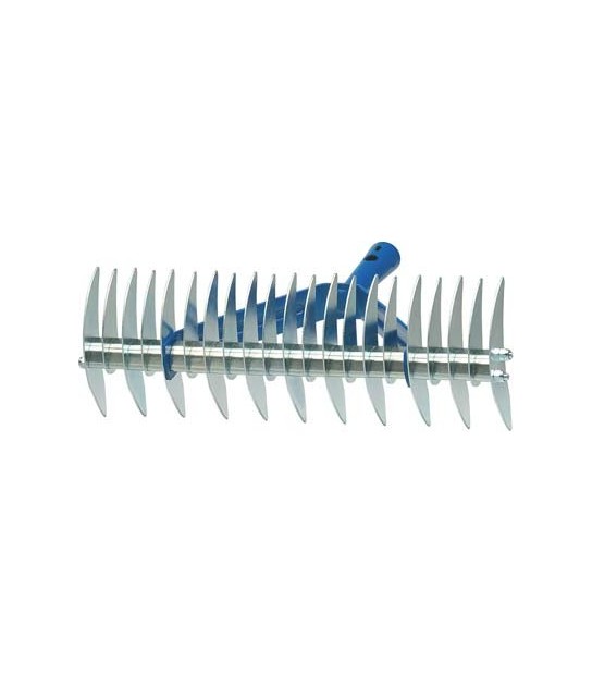 Agef Rastrello Aeratore Doppio Agef Acciaio Denti 11/21 Cm 39 O.Mm 26