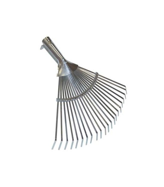 Stars Scopa Giardino A Ventaglio Stars Acciaio Zinc Cm 29/48X43 O.Conico Mm 26