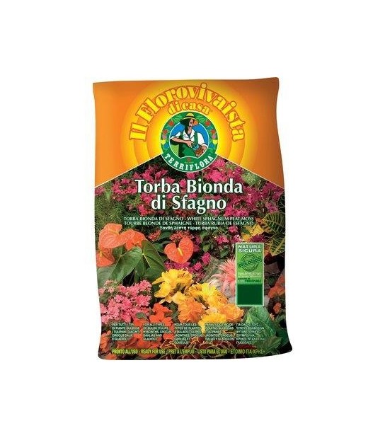 Terriflora Torba Bionda Di Sfagno Terriflora Lt 20