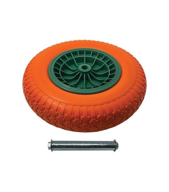 Stars Ruota Pu Antiforo Carriola Garden Big-Two Primula 4.00X8" Disco Pp Asse Mm 20X128