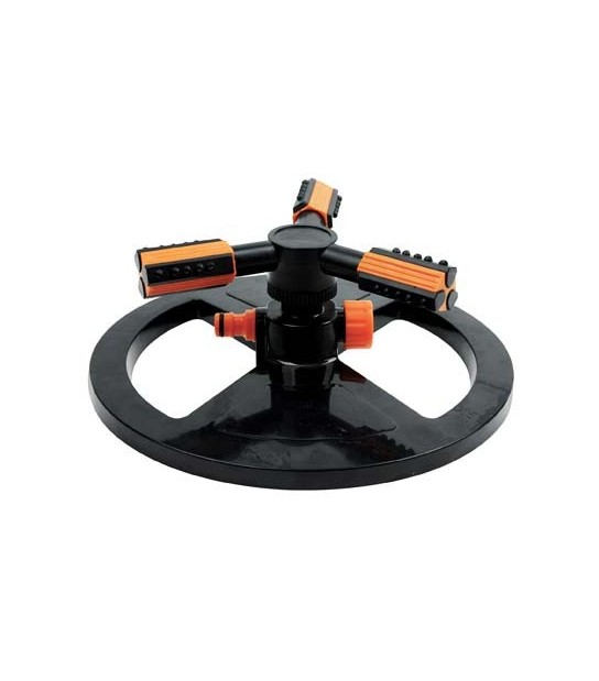 Stars Irrigatore 3 Bracci Su Base Stars Plastica Circolare Innesto Rapido Passante