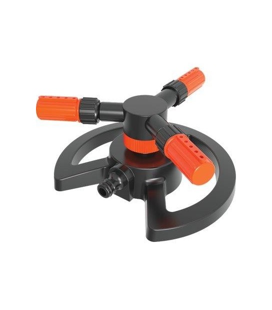 Stars Irrigatore 3 Bracci Evo Su Base Stars Plastica Circolare Innesto Rapido Passante Self