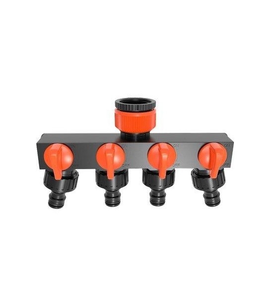 Stars Presa A Rubinetto + 4 Innesti Rapidi Stars 3/4-1"F Self