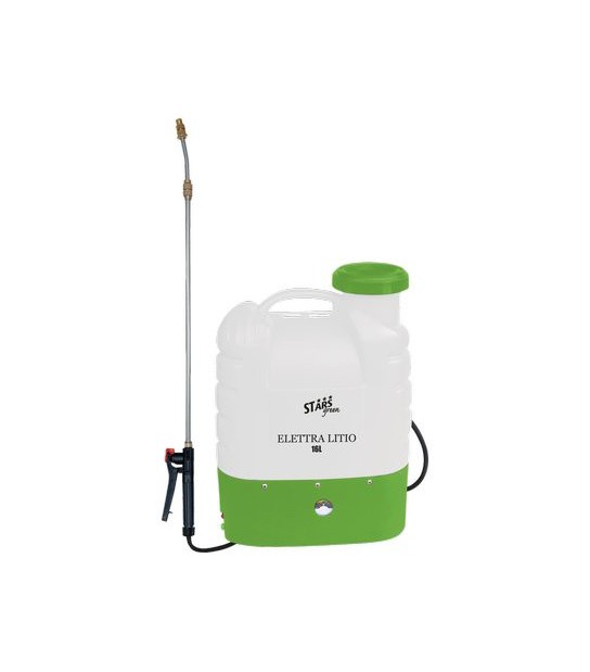 Stars Pompa A Spalla Batteria Litio Elettra 16 Stars Lt 16 1Xlitio Volt 12 Ah 8