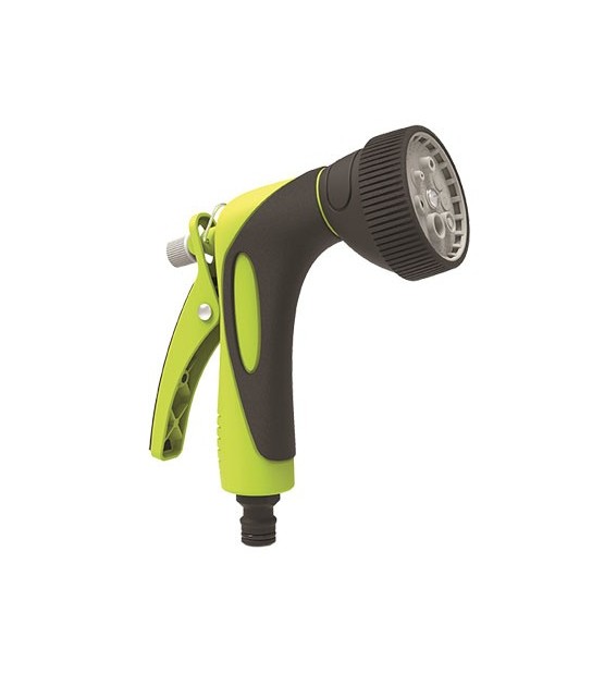 G.F. Idropistola Multifunzione Plastica Gomma Gf Innesto Rapido Lt/Min 10 Bar 4 8028-6907