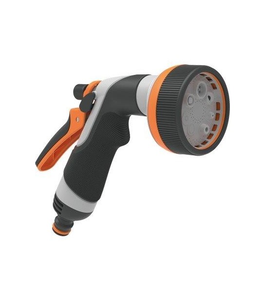 G.F. Idropistola Multifunzione Plastica Gomma 8 Jet Gf Innesto Rapido Lt/Min 12 Bar 4 8000-6923