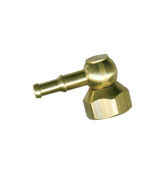 Portagomma Girevole Filetto Femmina Ap Ottone Mm 8/10 3/4F