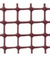 Tenax Rete Plastica Balcone Quadra Tenax Hdpe Marrone Mm 10X10 H.Cm 100 Ml 50
