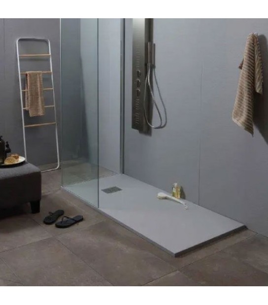 Piatto doccia Ardesia Matt 120 x 80 x 3 cm Bianco