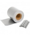 Effe Fascia Coprente Ringhiere Effe Pvc Bianco H.Cm 19 Mt 35 + 20 Clips