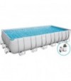 Bestway Piscina Power Steel 56475 Bestway Filtro Sabbia Lt/H 5.678 Cm 732X366 H.Cm 132