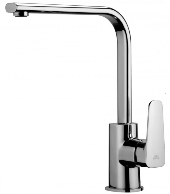 Paffoni Sly Miscelatore Monoforo Tubo Piatto per Lavello Cromo