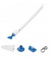 Bestway Kit Pulizia Piscina Aquacrawl 58212 Bestway Doppia Scopa + Manico + Adattatori