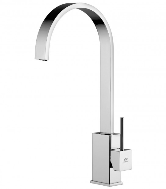 Paffoni Level Miscelatore Monoforo con Asta Piatta per Lavello Cromo