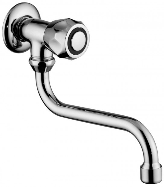Paffoni Danubio Miscelatore Monoforo da Parete per Lavello Cromo